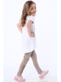 Tunic with a white flower NDZ8210 - Online store - Boutique